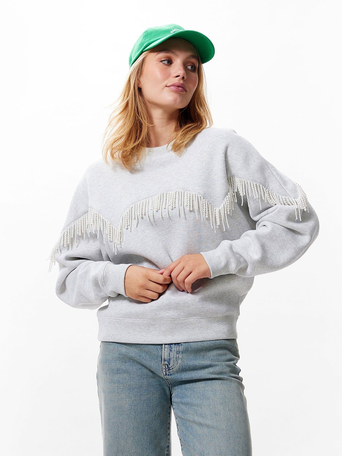 CWJPEARL Fringed Sweater