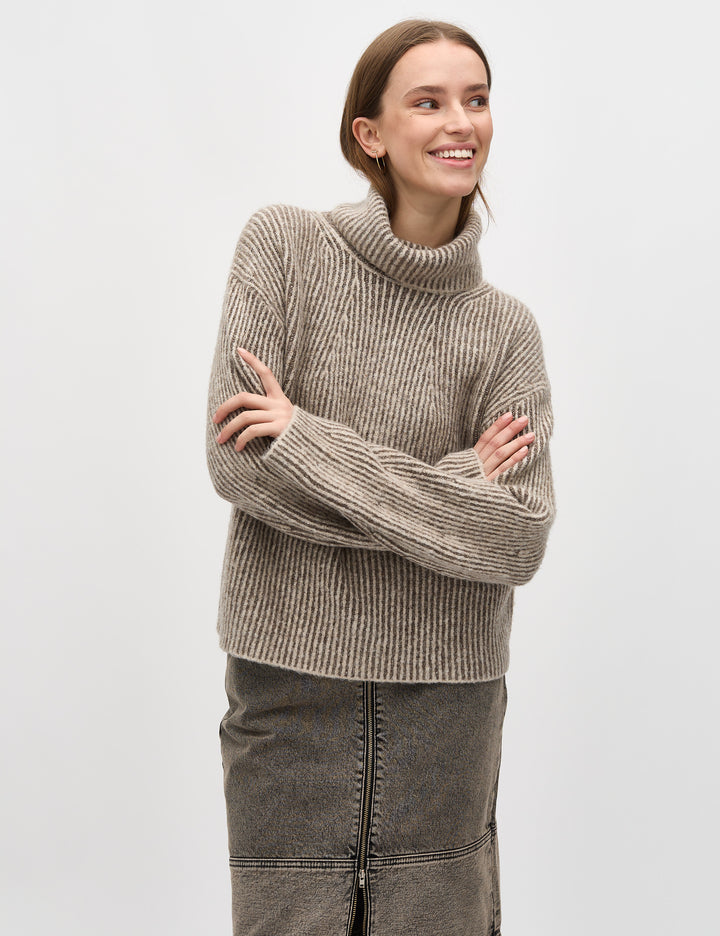 MBYMKEMINA Taupe Knit