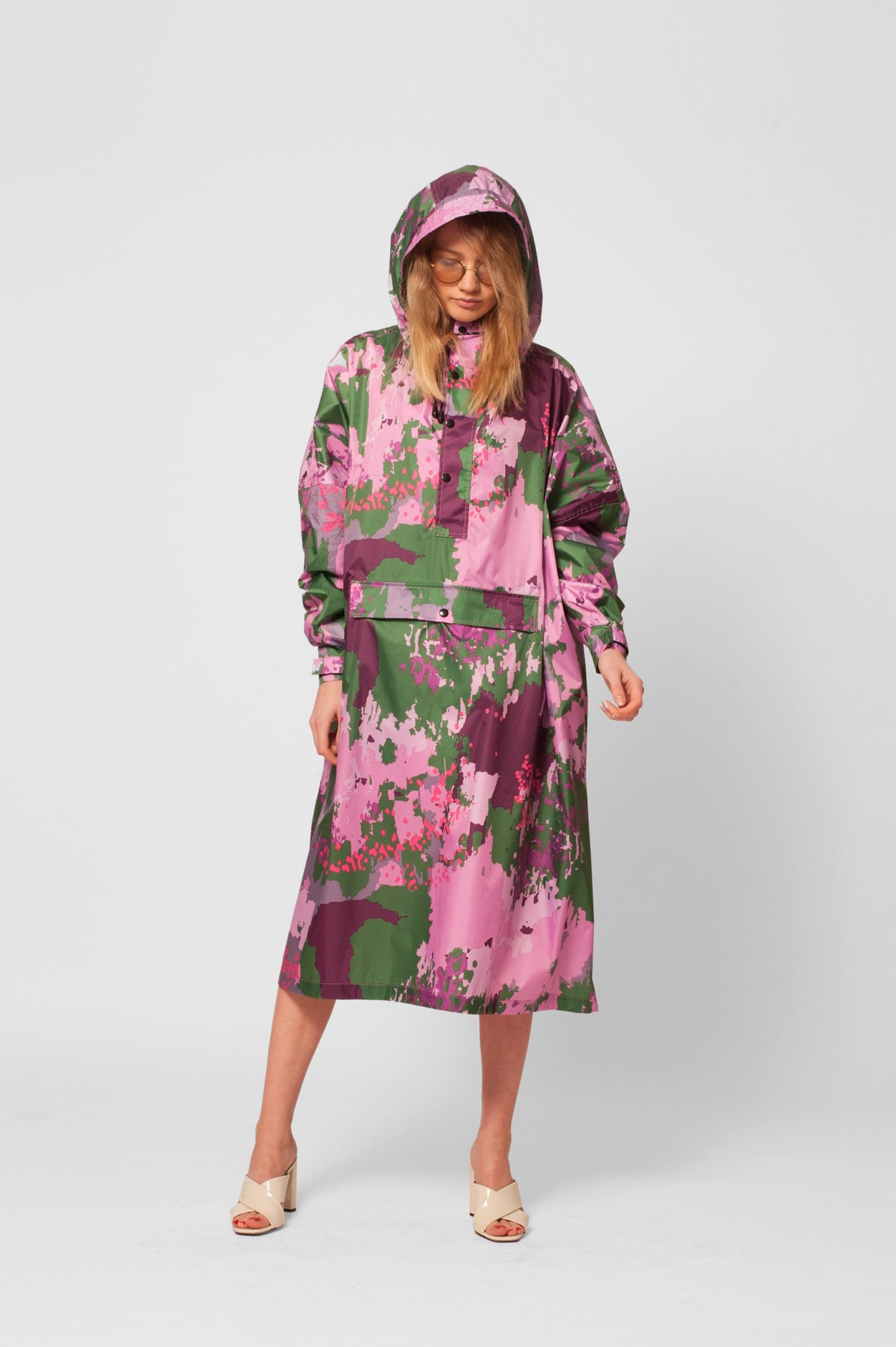 Rain Poncho - Spring Camo