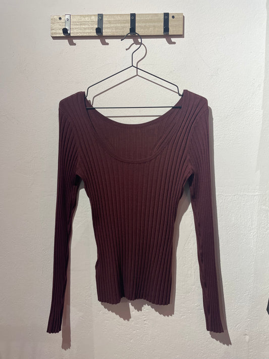 MBYMTEMPERANCE Knit Bordeaux