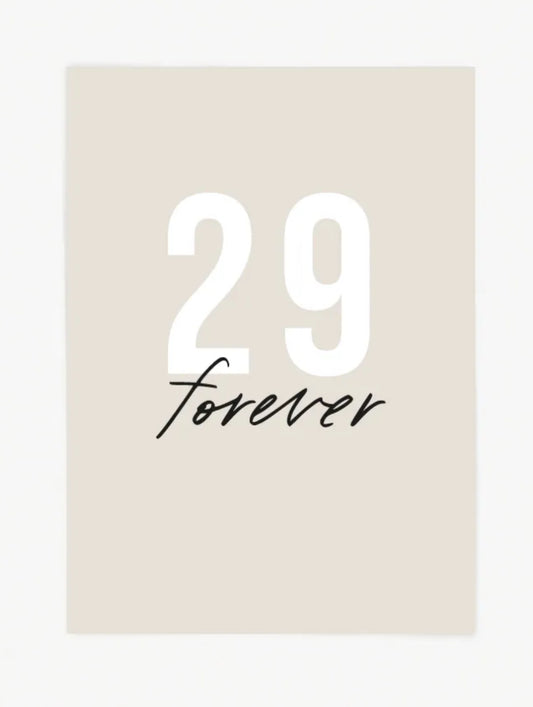 Postkarte FOREVER 29