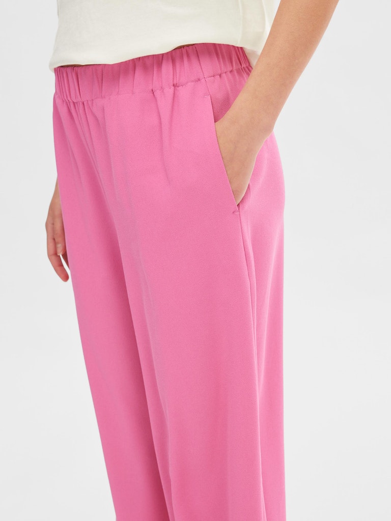 SLFTINNIE Relaxed Wide Pant Pink