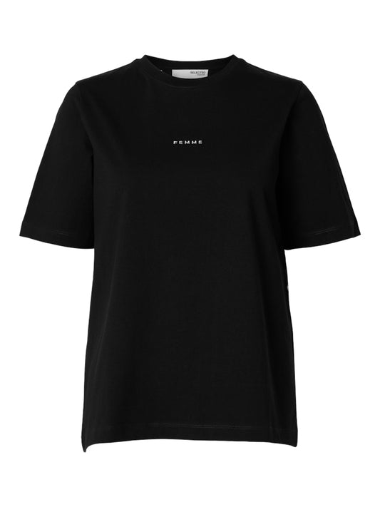 SLFSIGNE-HANKIE O-Neck Tee Black