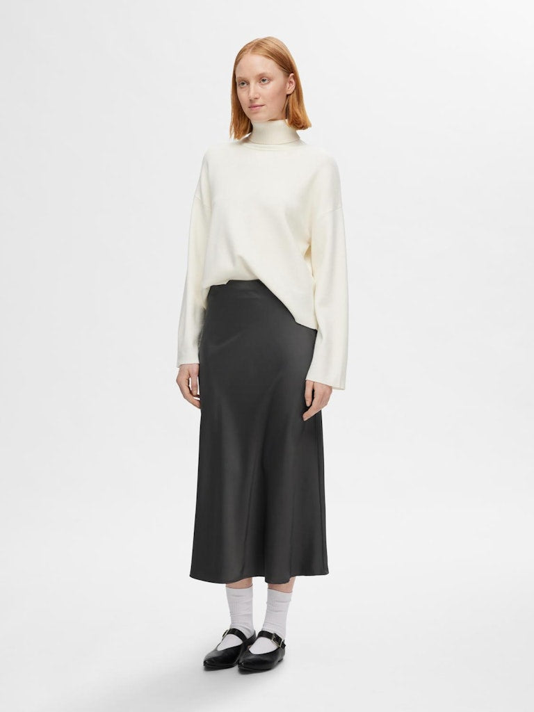 SLFLENA Midi Skirt Ash