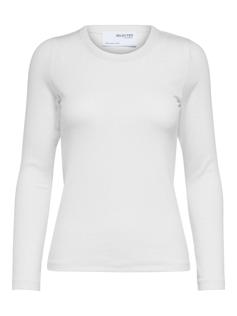 SLFDIANNA Neck Top White