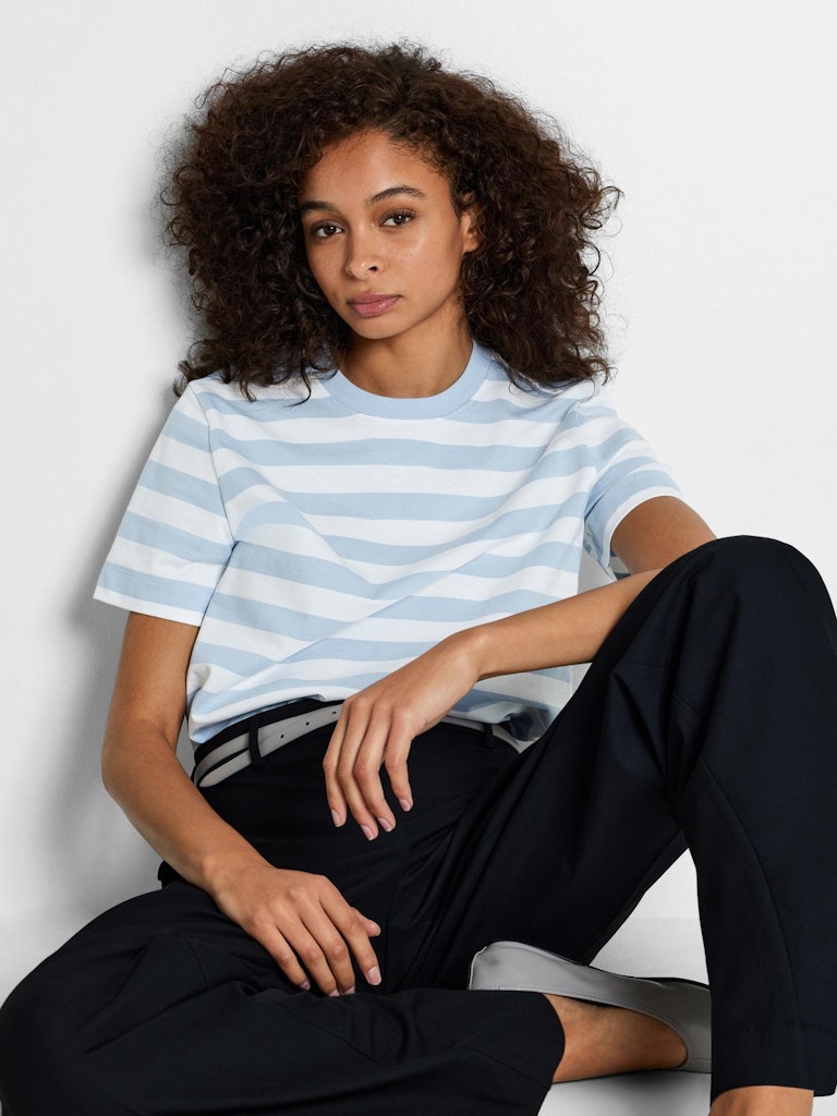 SLFESSENTIAL Boxy Tee Stripes (verschiedene Farben)