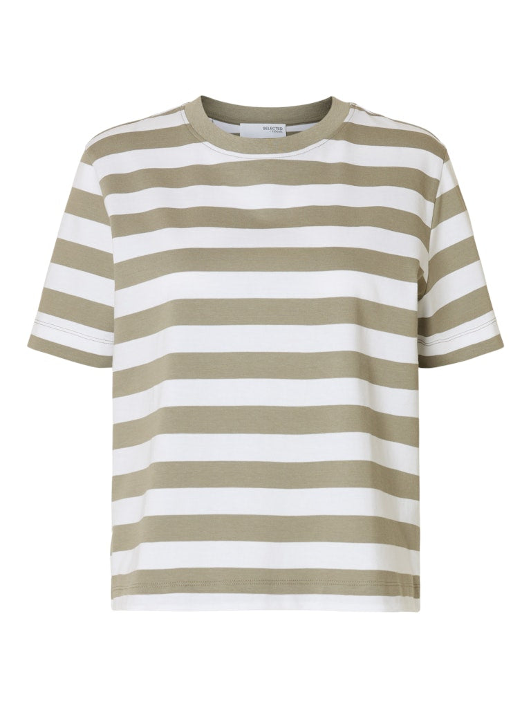 SLFESSENTIAL Boxy Tee Stripes (verschiedene Farben)