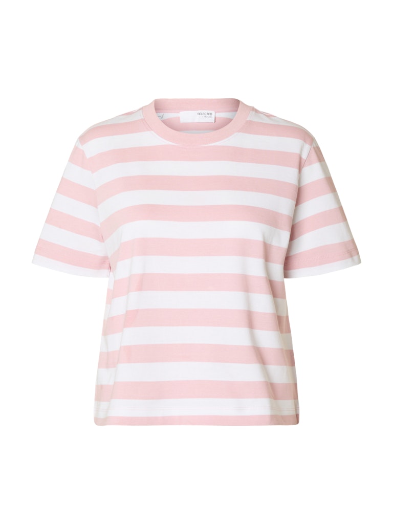 SLFESSENTIAL Boxy Tee Stripes (verschiedene Farben)