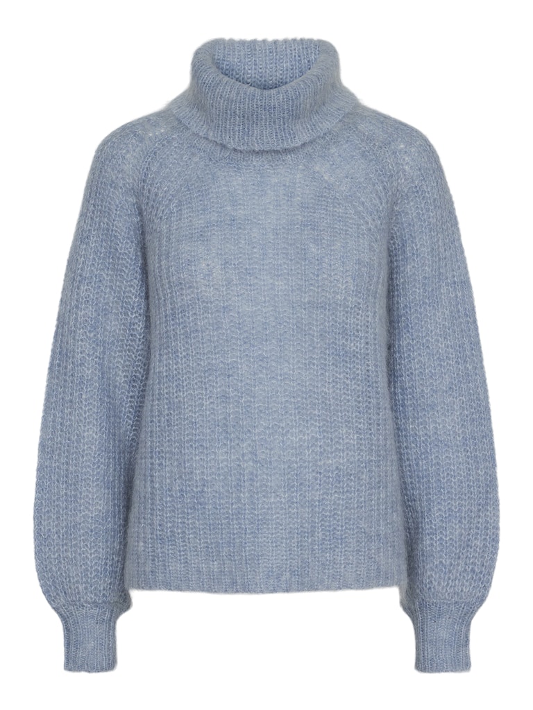 YASLAMBI Rollneck Pullover dusty blue