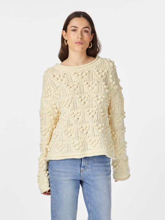 YASFIMO Knit Pullover Birch